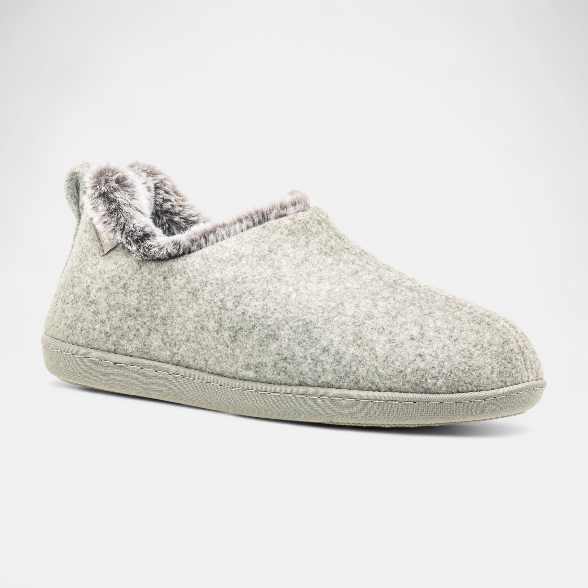 Pantoufles botillons Femme gris