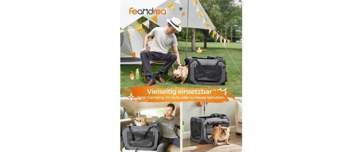 Transportbox für Hunde & Katzen STierbox zum Tragen von Haustieren