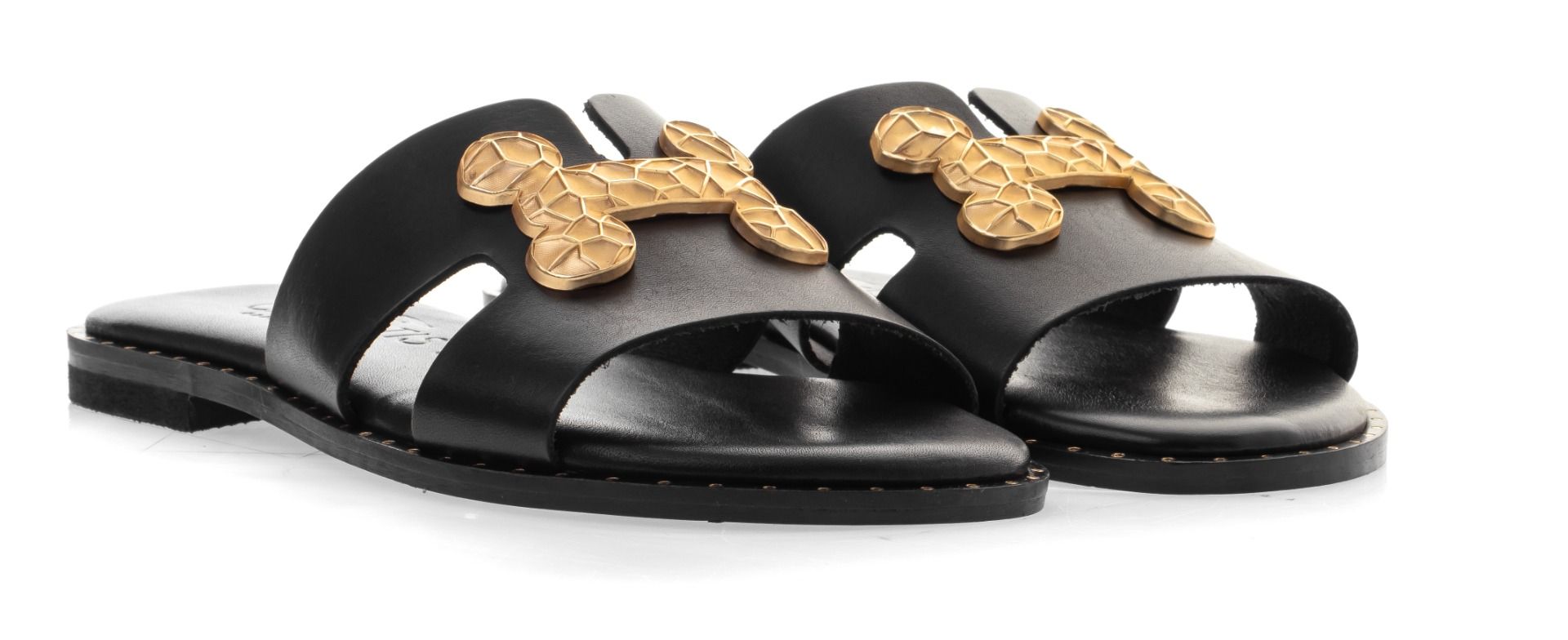 Caryatis Leather Sandals