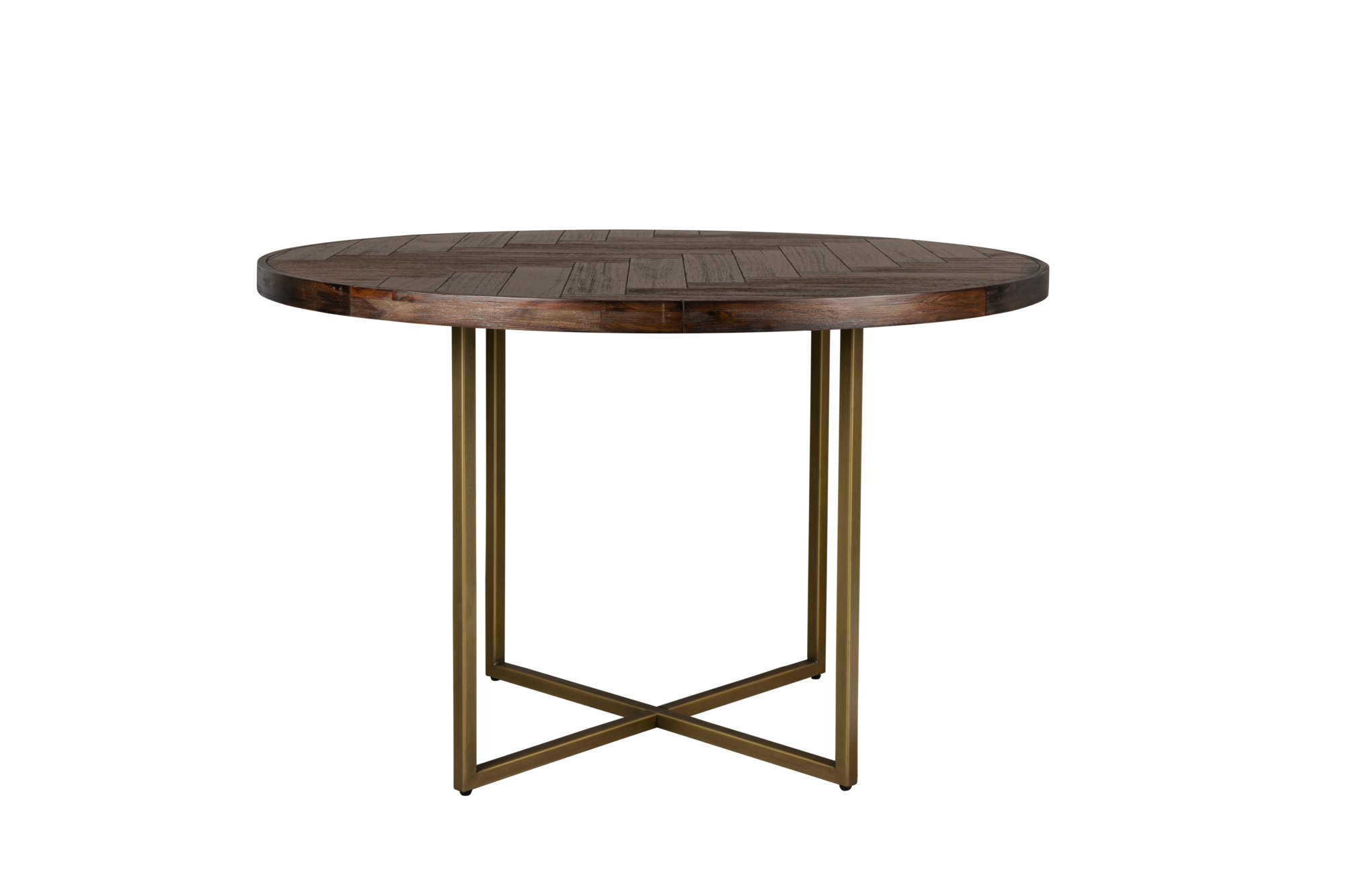 Eettafel Class bruin rond 120 cm