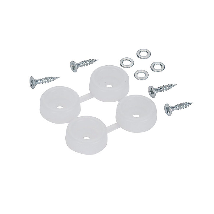 Embout en plastique Diall 22 mm x 4, transparent