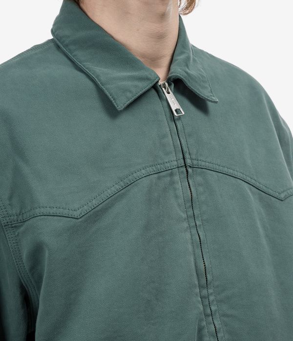 Carhartt WIP OG Santa Fe Dewey Jacke (silver pine garment dyed) online kaufen | skatedeluxe