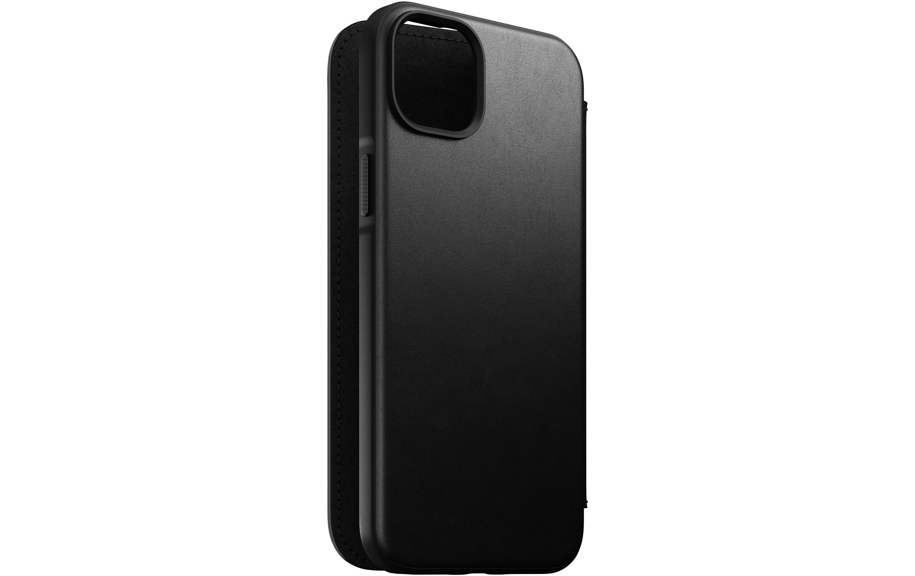 Book Cover Modern Leather Folio iPhone 14 Plus SchwarzModernes Leder Folio für das Apple iPhone 14 Plus