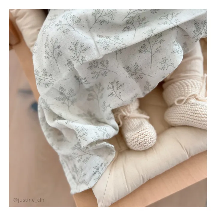 Charlie Crane Housse de matelas à langer Noga/Pago | Gris perle
