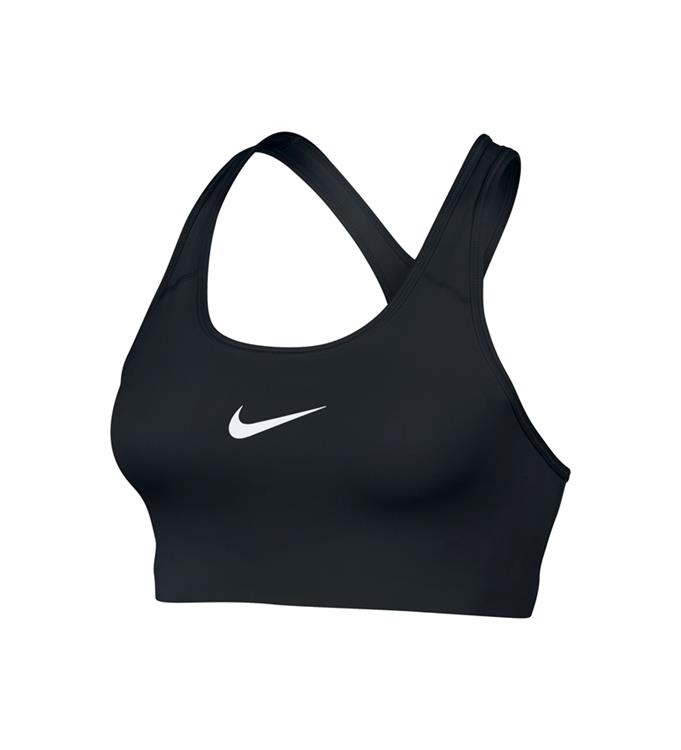 NOS NIKE SWOOSH BRA,BLACK/WHITE