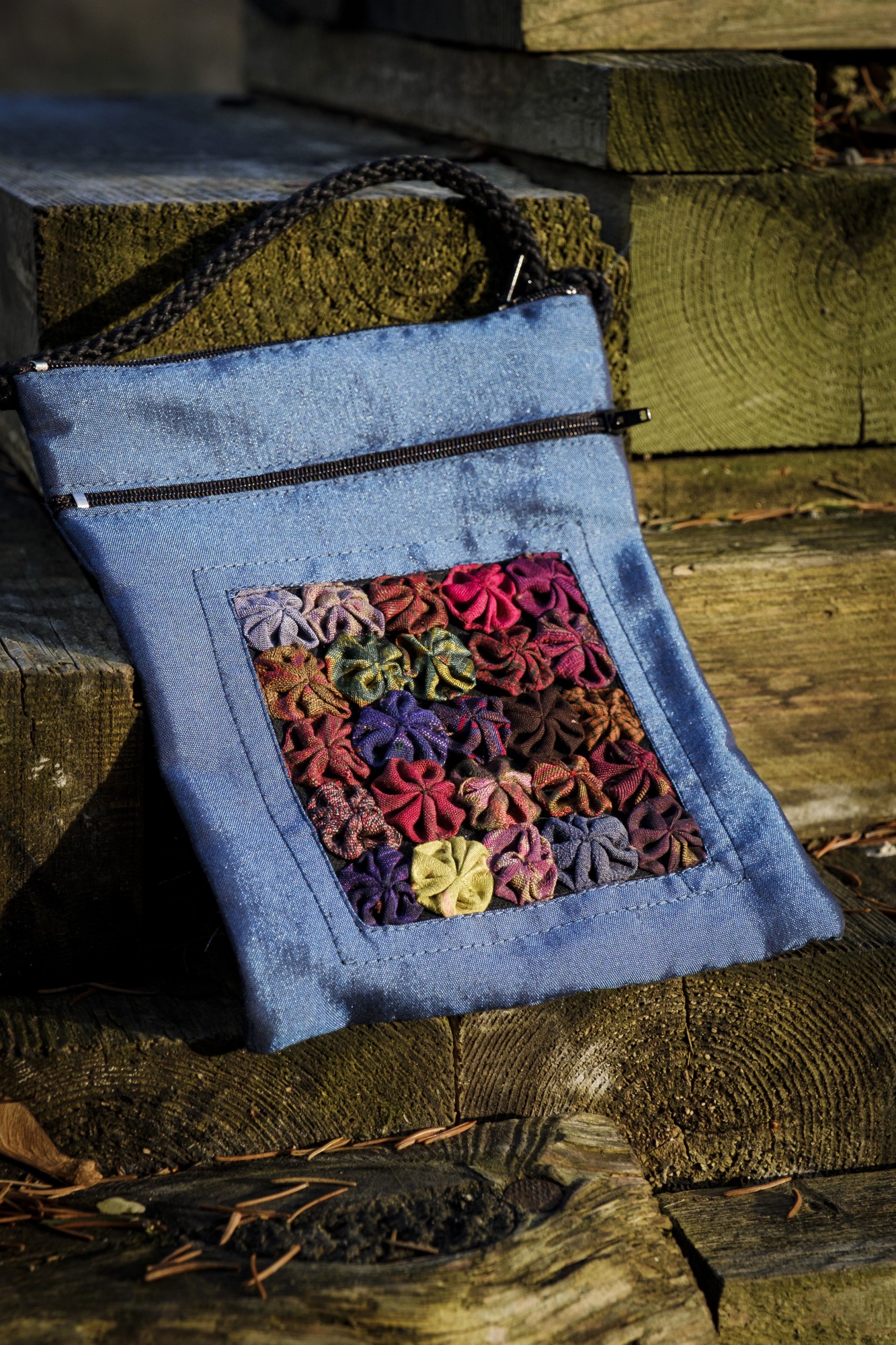Schultertasche, türkis, B 16 cm, H 19 cm günstig bestellen