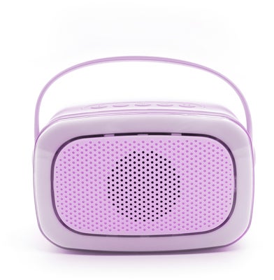 Lalarma Karaokesett med LED-lys & 2 Mikrofoner, Lilla