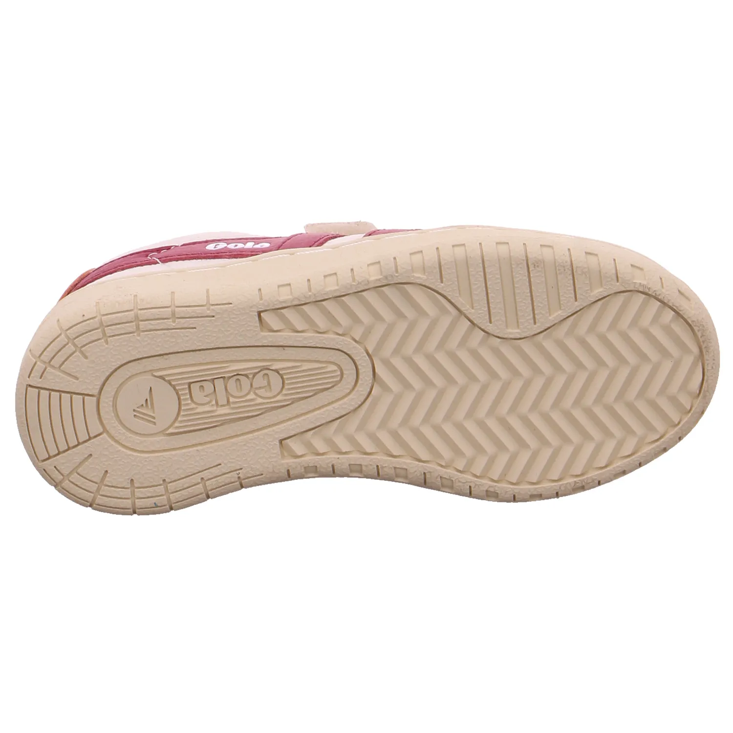 GOLA Kleinkinder-Halbschuh Klett Weiss Lederimitat  Sneaker