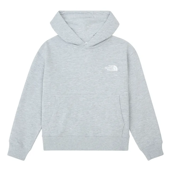 The North Face Hoodie Oversized | Gris clair