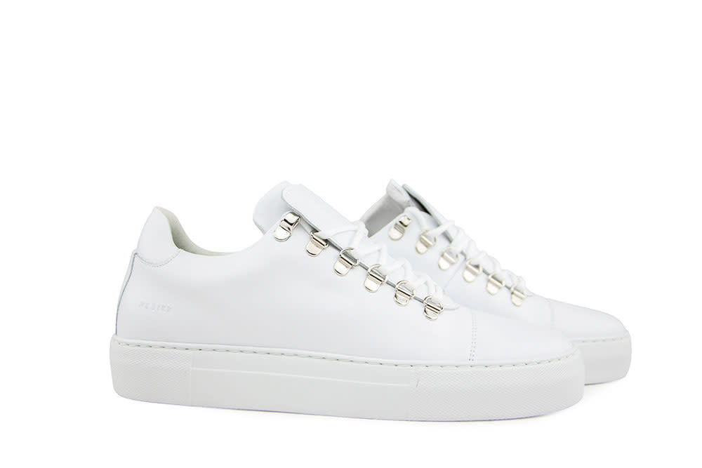 Nubikk Jagger Classic White Leather Silver