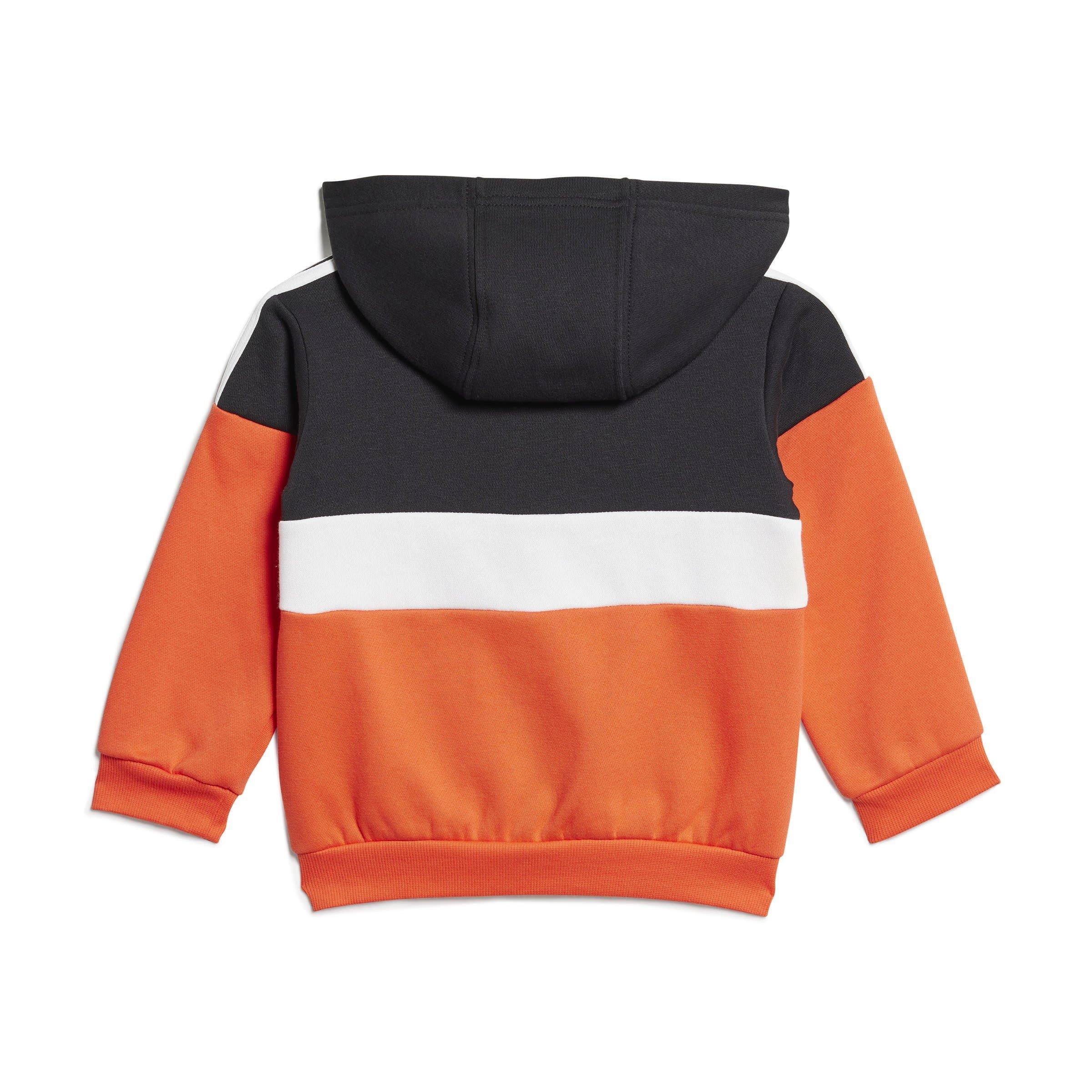 adidas Tiberio 3 Stripes Colorblock Fleece Track Suit Infants