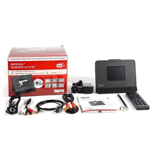 imperial DABMAN i410 BT Compact Hybrid Radio DAB+ / FM / Internett / Bluetooth Svart