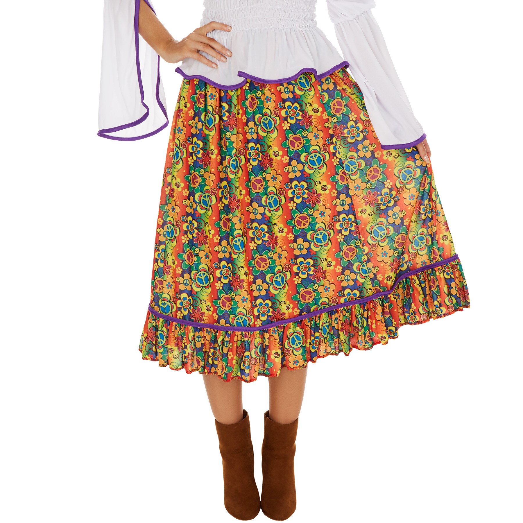 tectake® Frauenkostüm Lady Love & Peace