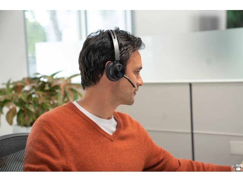 HP Headset Poly Voyager Focus 2 UC USB-C inkl. Ladestation Stereo Bluetooth-Headset