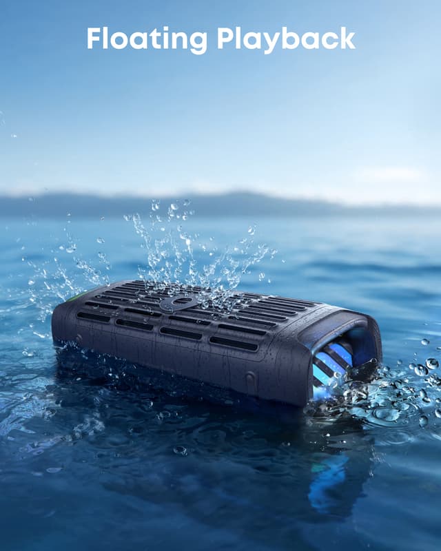 Soundcore Boom 3i transportabel trådløs højttaler (sort)