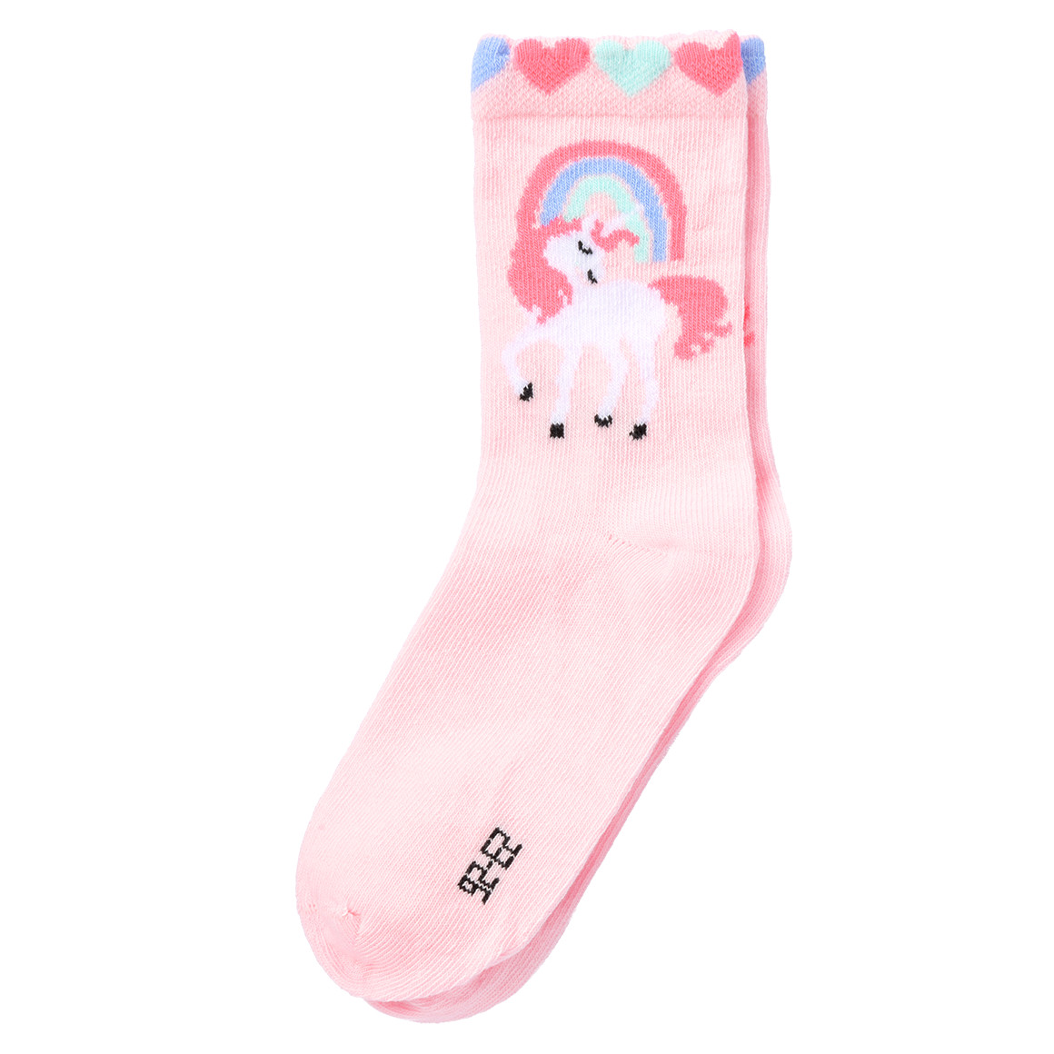 Topolino 3 Paar Mädchen Socken in Pastellfarben rosa / creme / mint