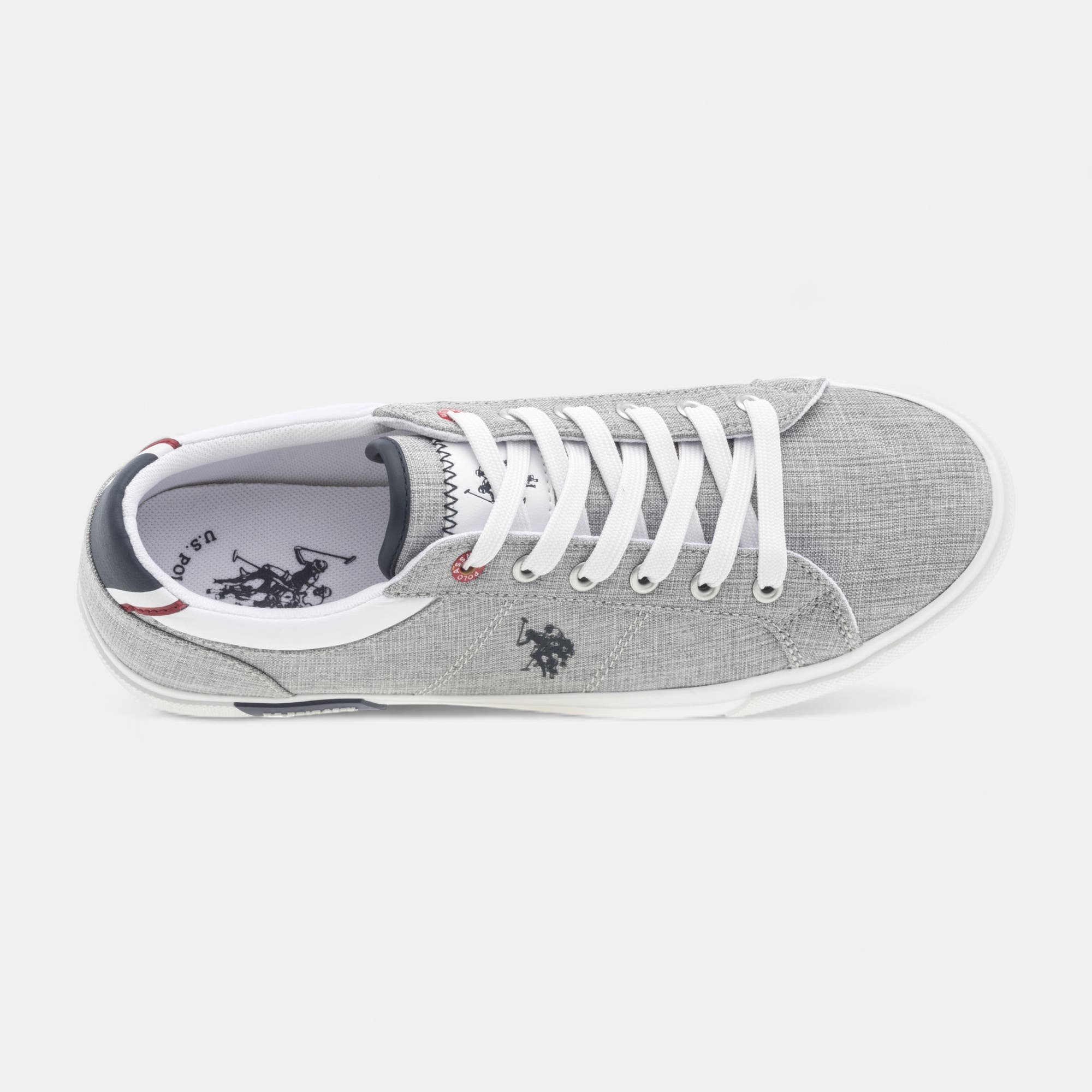 Baskets en toile Homme gris