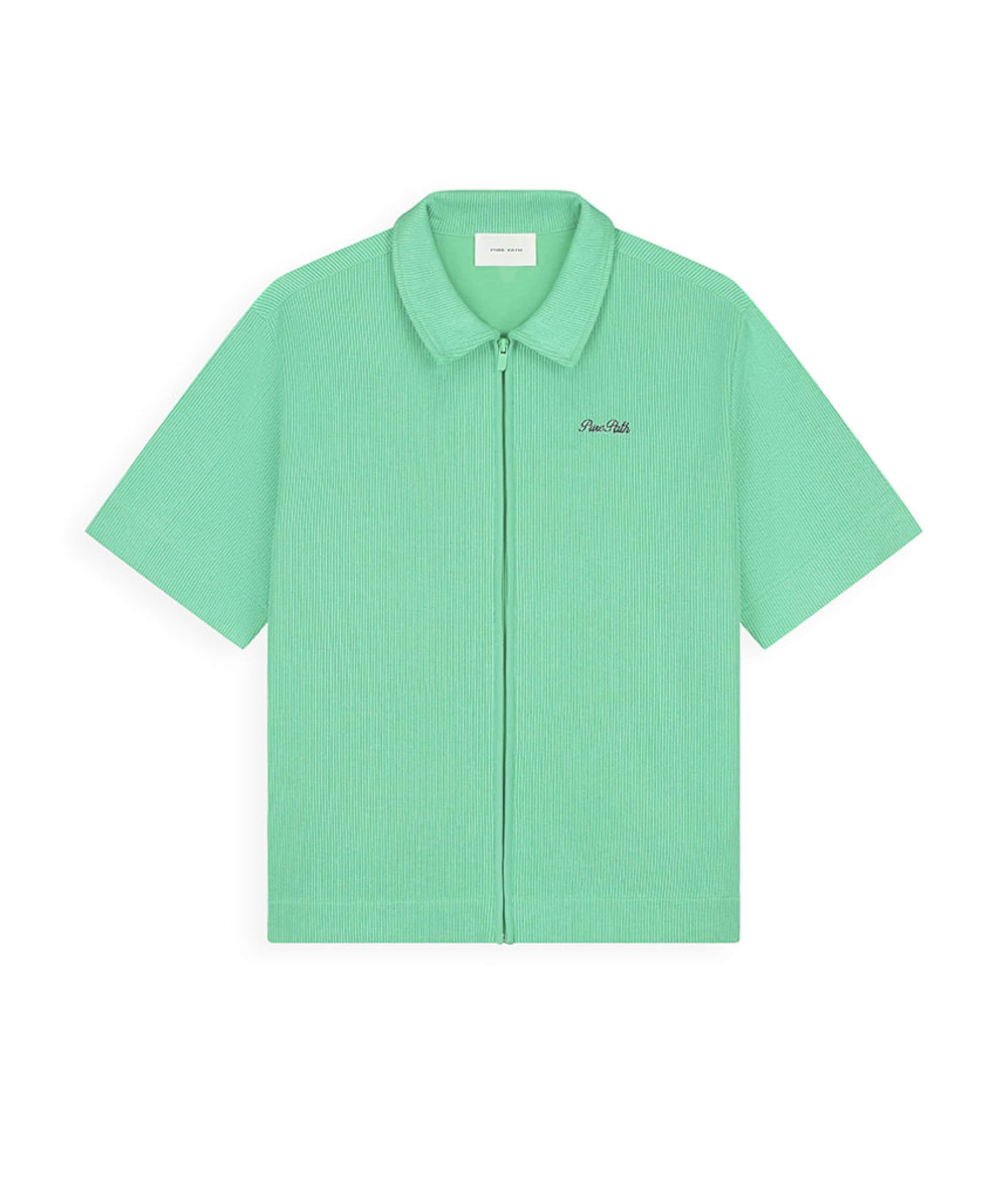 Pure Path Heren overshirt groen