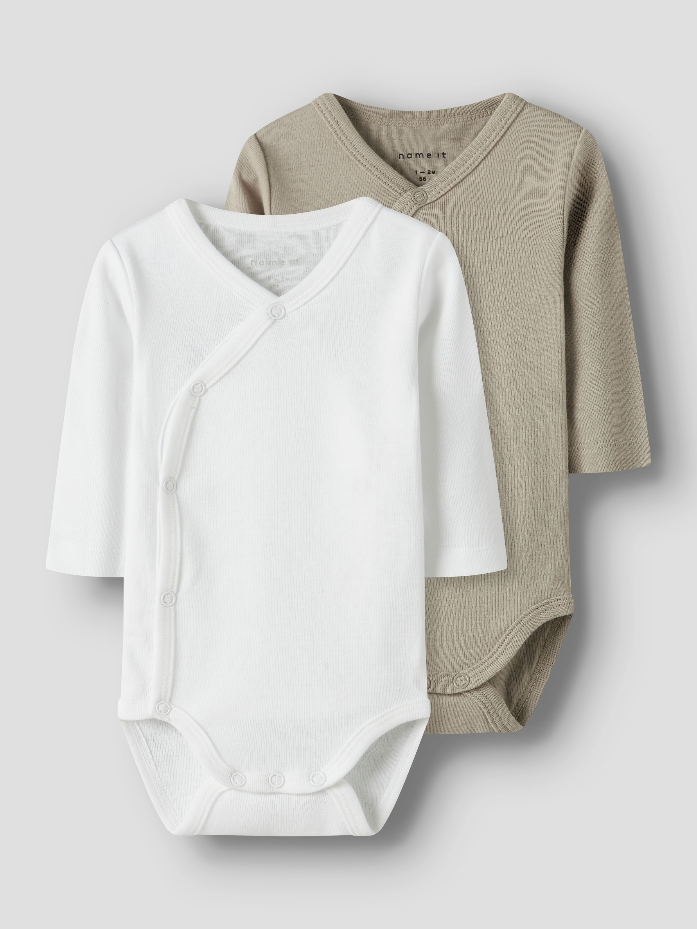 Name It Body »NBNBODY 2P LS WRAP SOLID NOOS«, 2 Stk.
