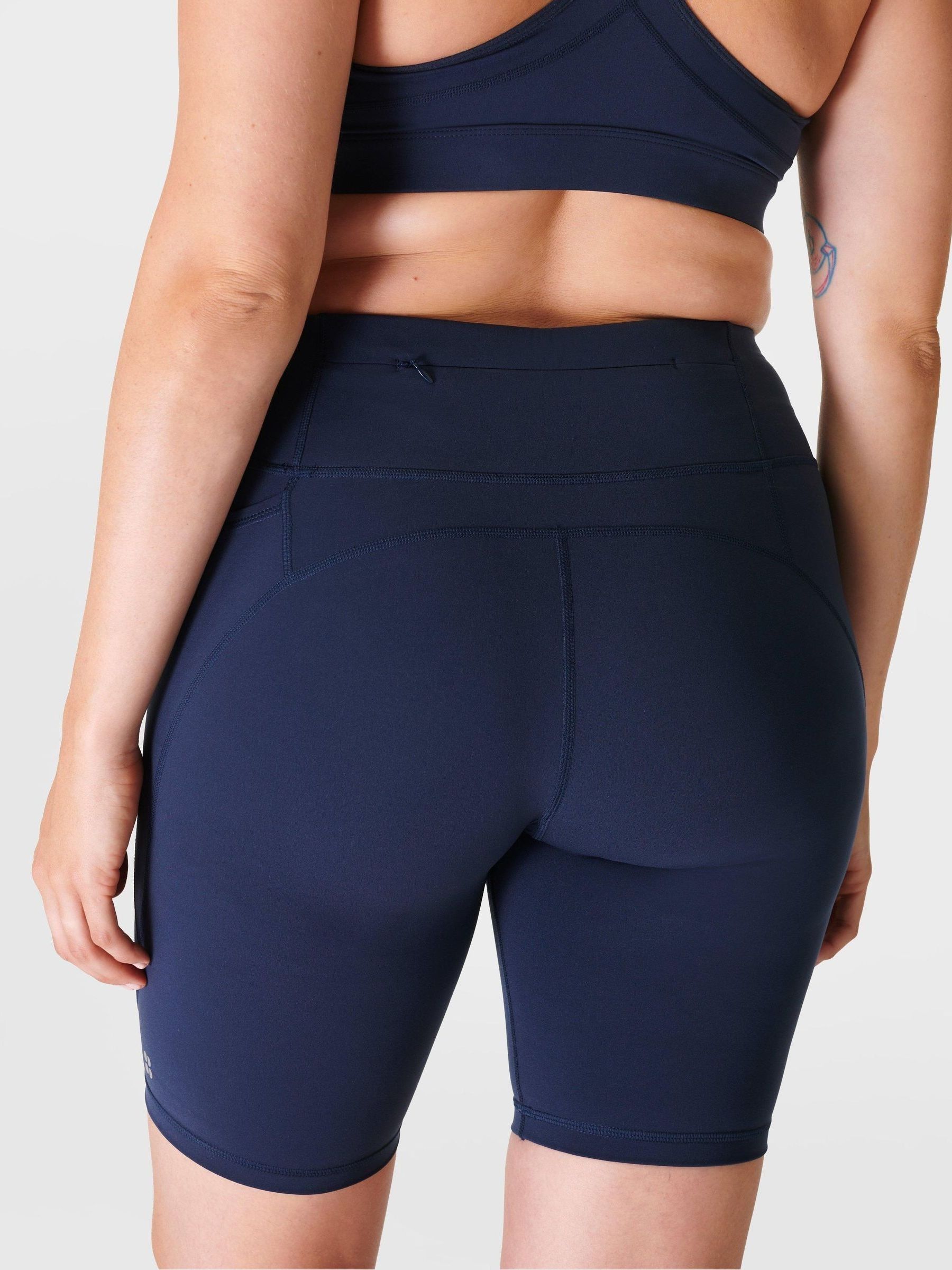 Blauw - Sweaty Betty Power bikershort van 9