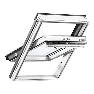 Fenêtre de toit à rotation VELUX Tout Confort Whitefinish - bois peint en blanc L. 55 x H. 98 cm (GGL 2057 CK04)