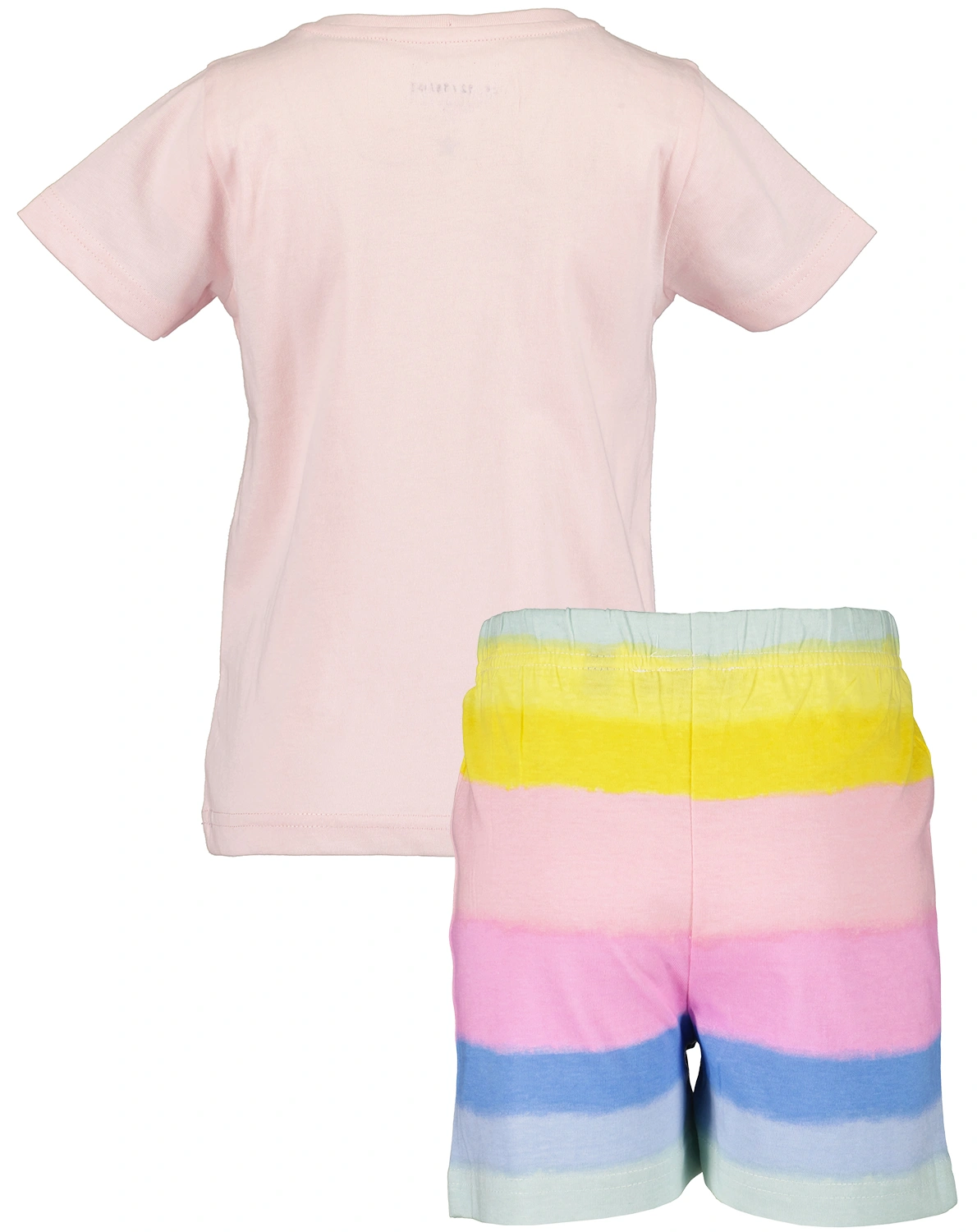 Schlafanzug RAINBOW LOVE kurz in rosa