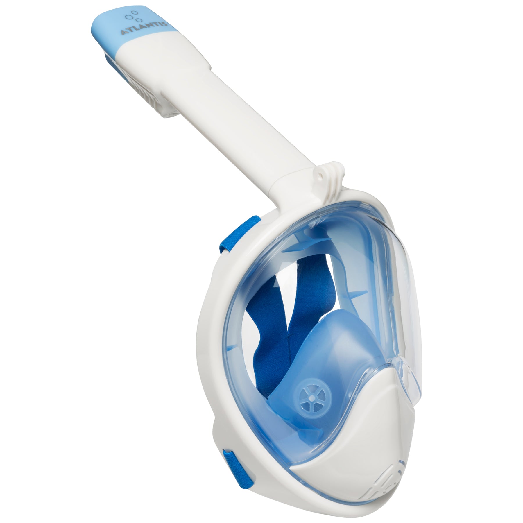 Atlantis 2.0 Full Wit L/XL Volwassenen Snorkelmasker - Dark Blue
