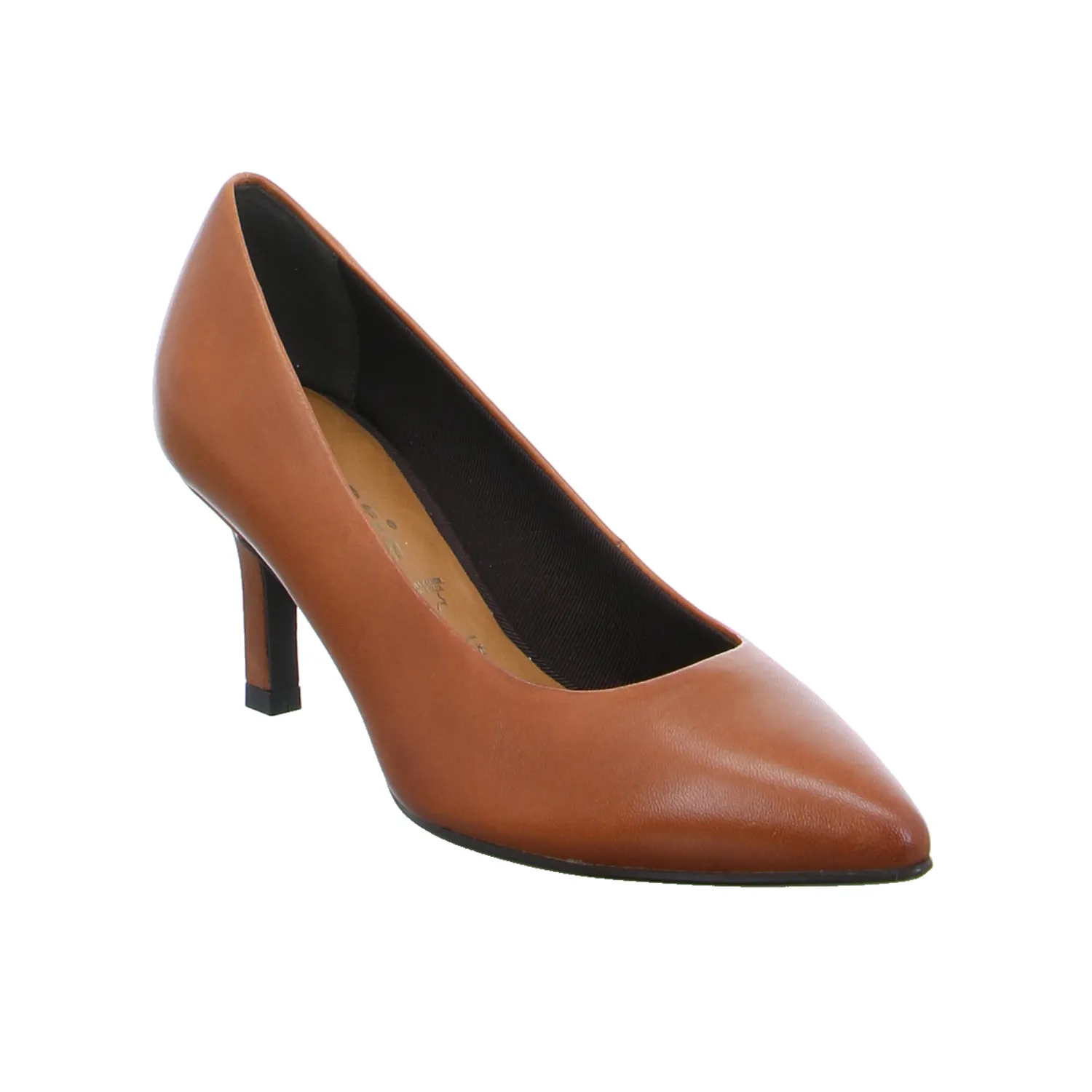 TAMARIS Pumps Cognac Leder
