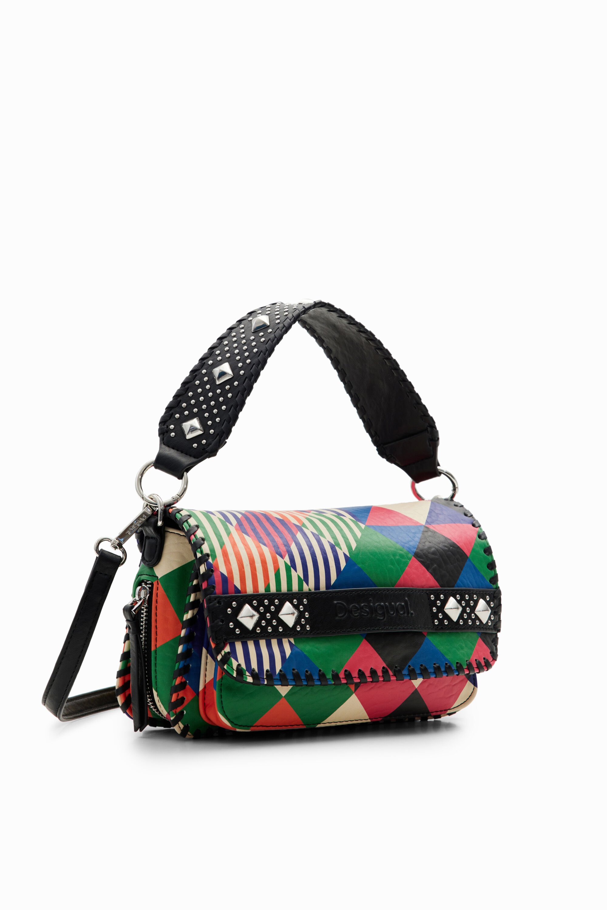 Sac à bandoulière moyen losanges