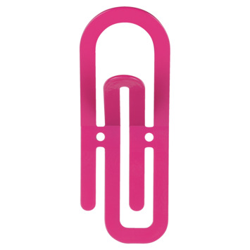 Jashaak enkel Paperclip roze zamak