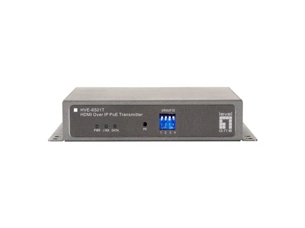 LevelOne HVE-6501T HDMI over IP PoE Transmitter - Forlænger for video - sender - 1GbE - 100Base-TX, 1000Base-T - for LevelOne GEP-2450