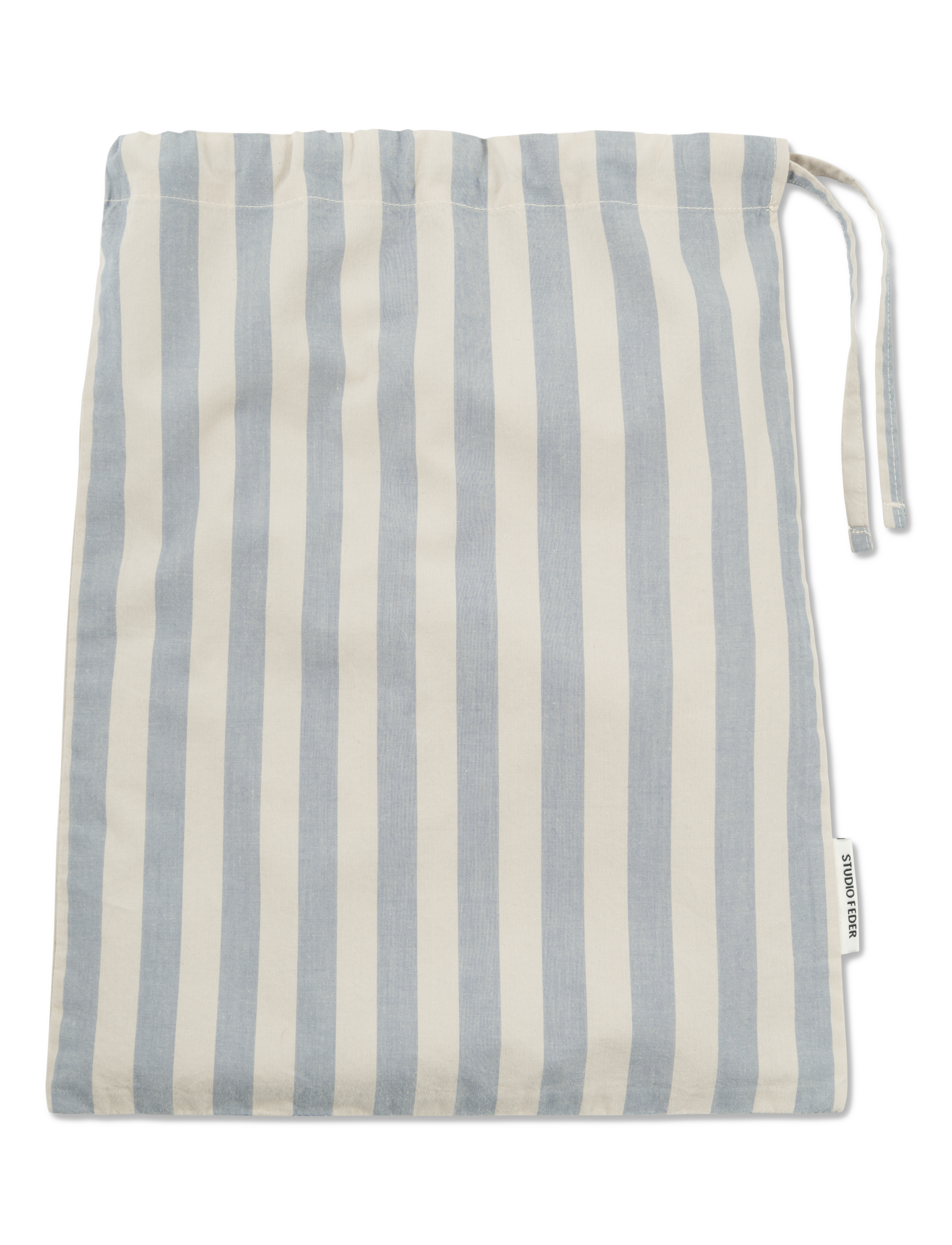 Studio Feder  Sengesæt, Pale blue Stripe - 140x200 cm.