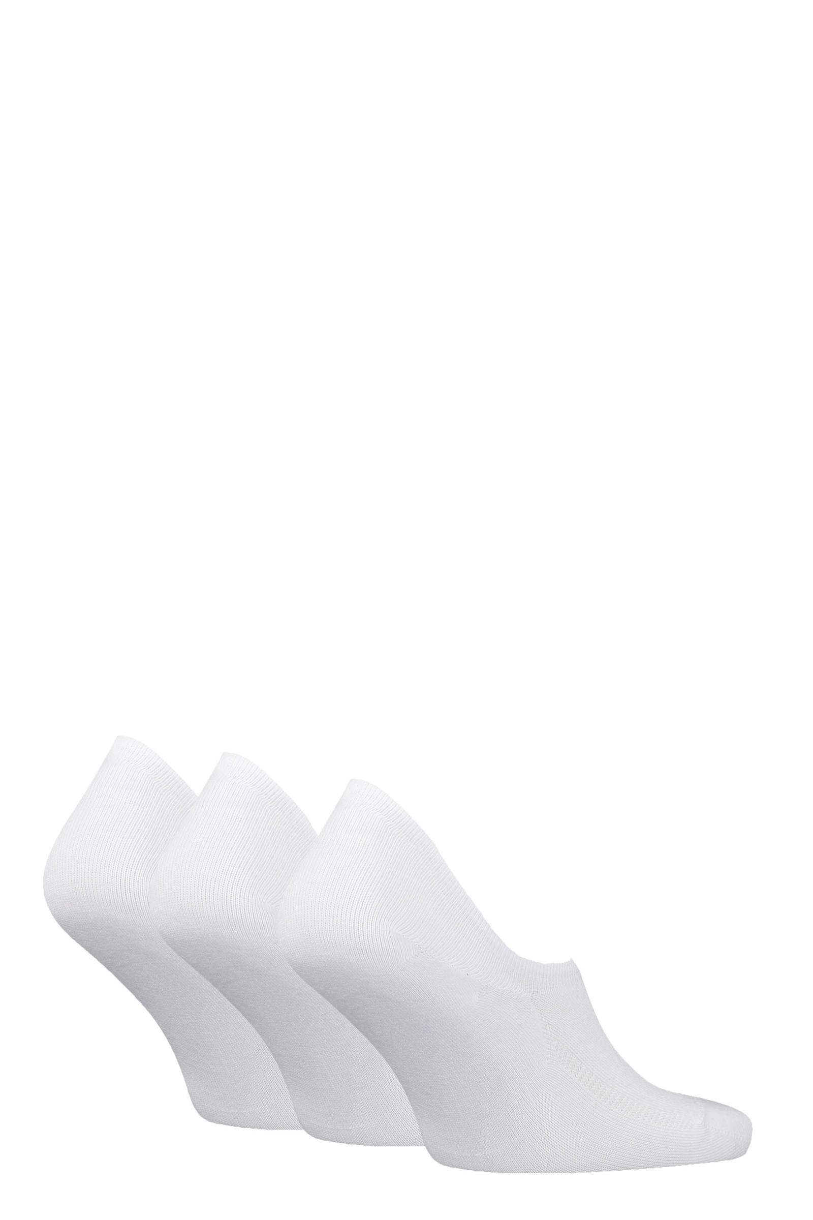 Levi's sneakersokken - set van 3 wit