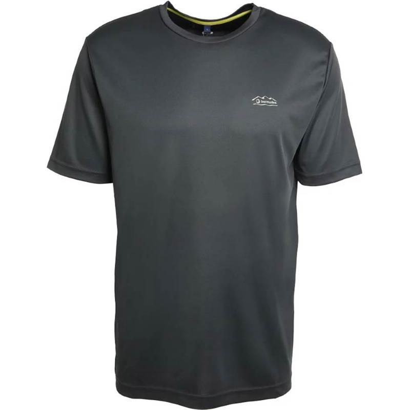 Tee Shirt Manches Courtes Homme Bermudes Valewood - Carbone