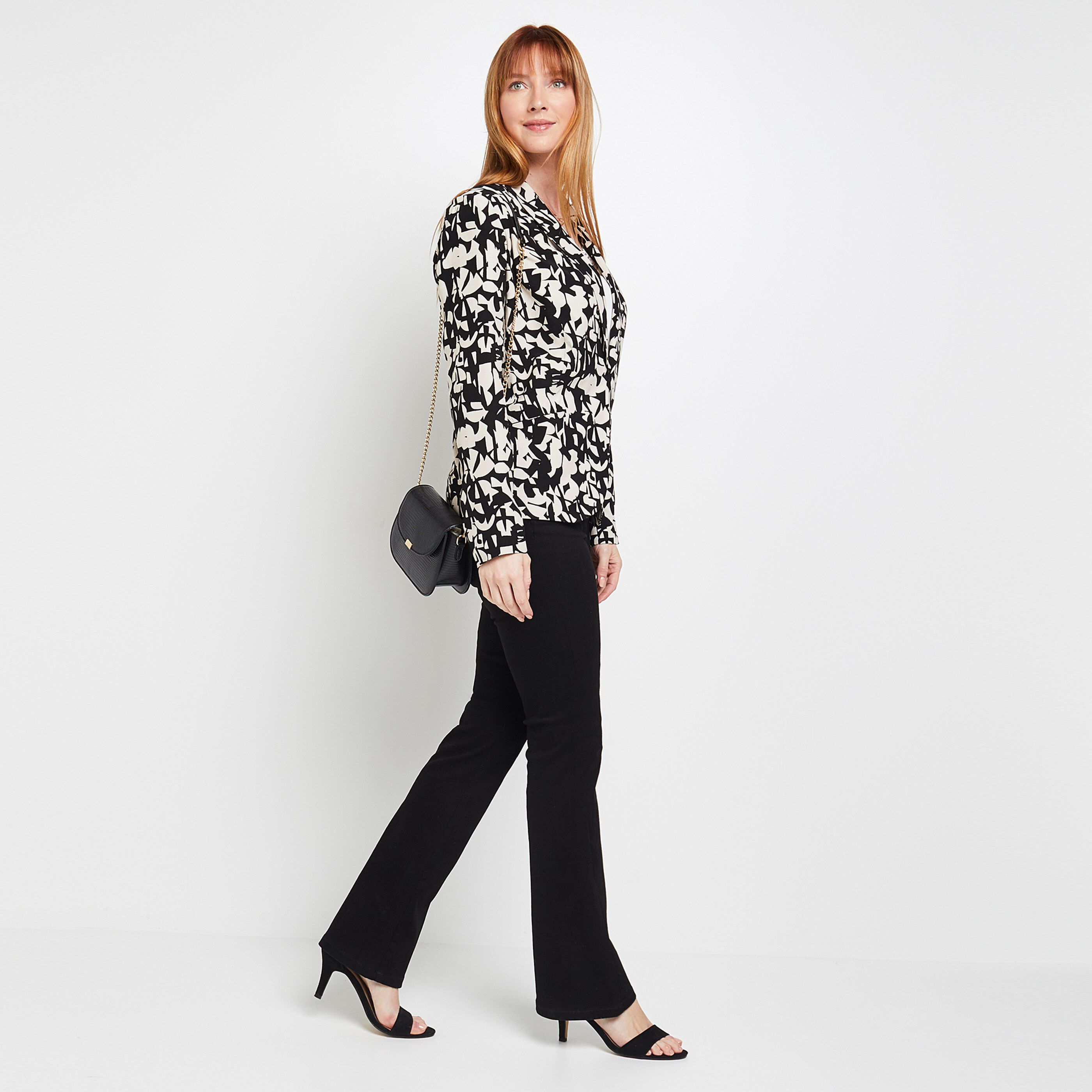 Blaser imprimé femme - NOIR