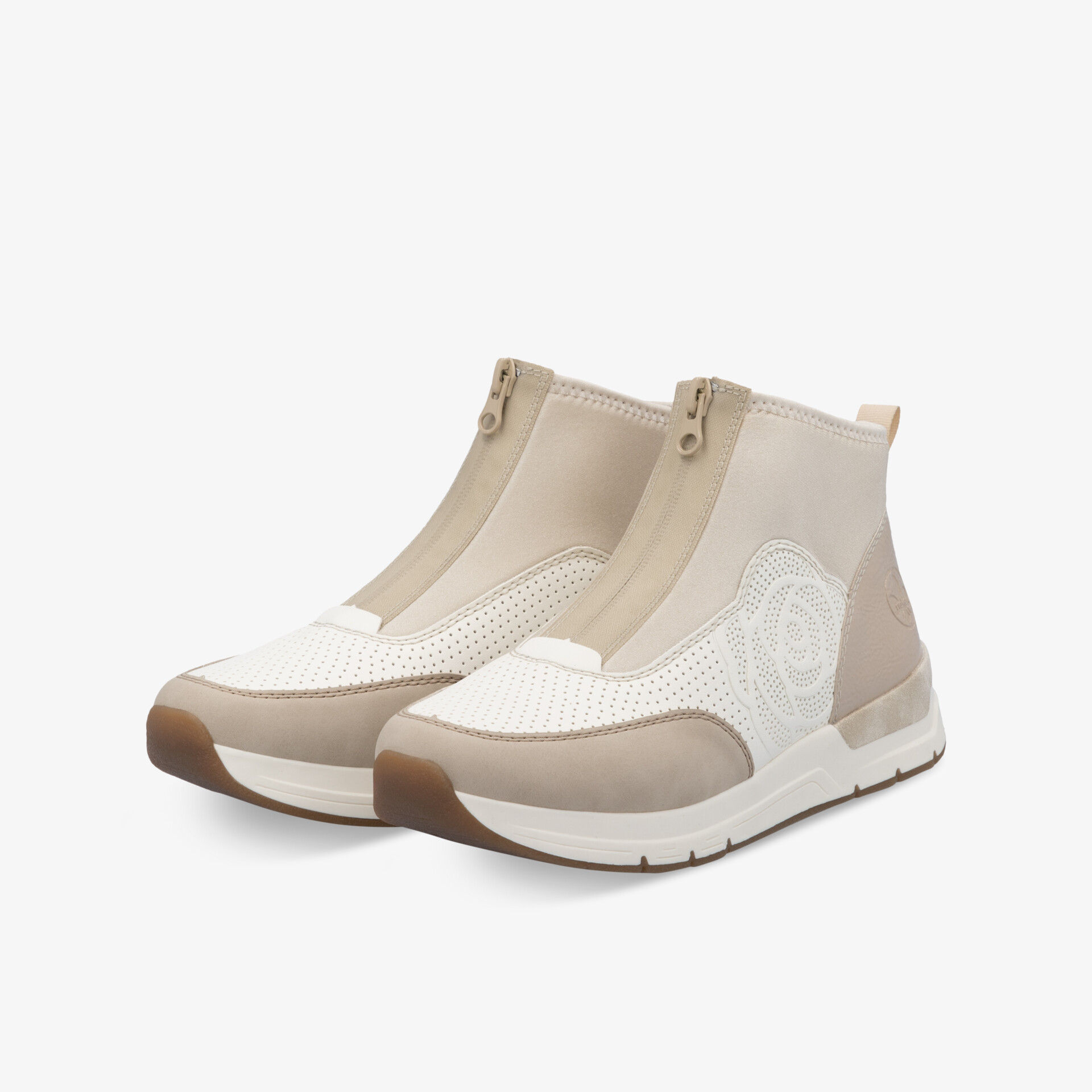 rieker Damen Halbschuhe beige