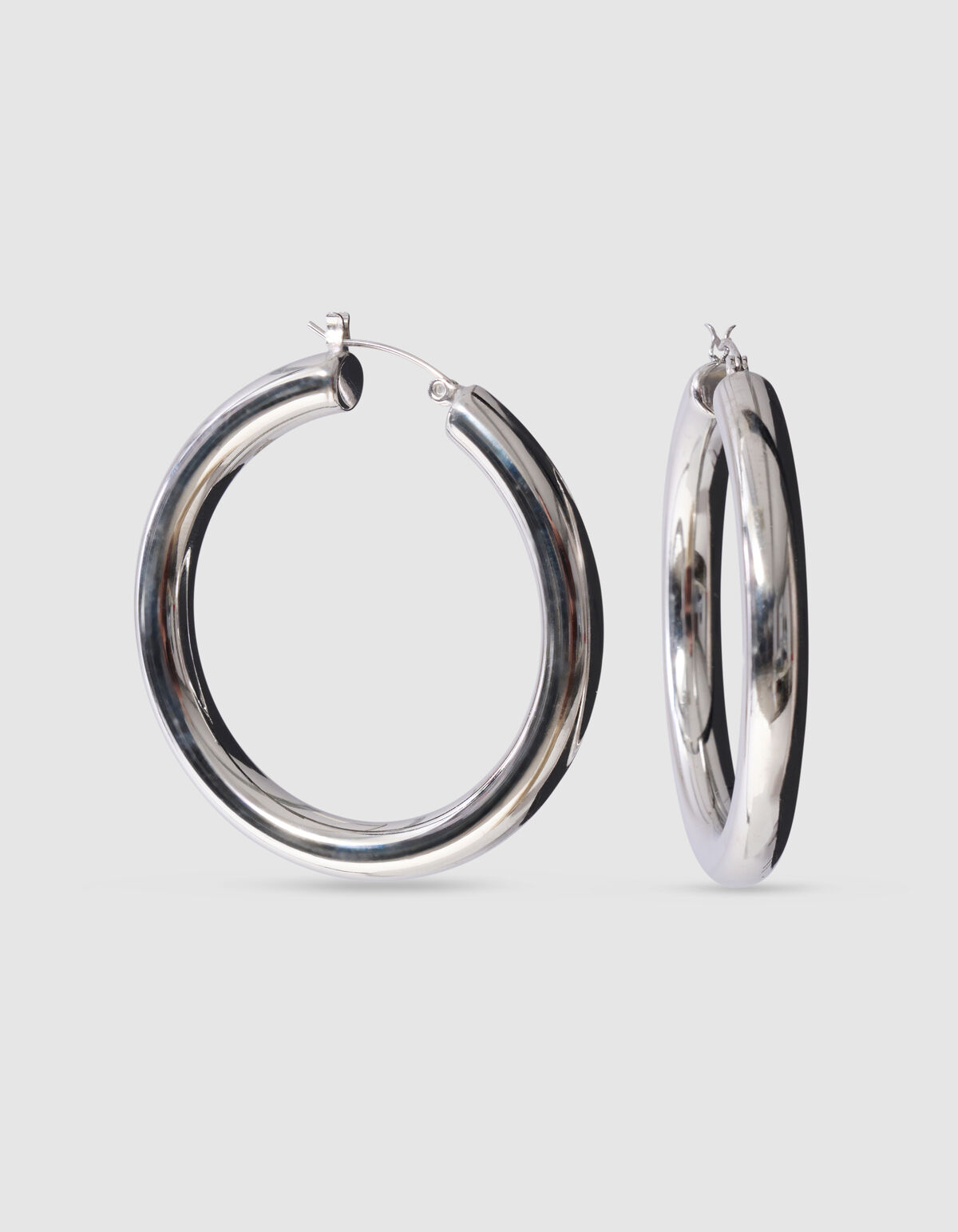 Basic Hoop Oorbellen Zilver