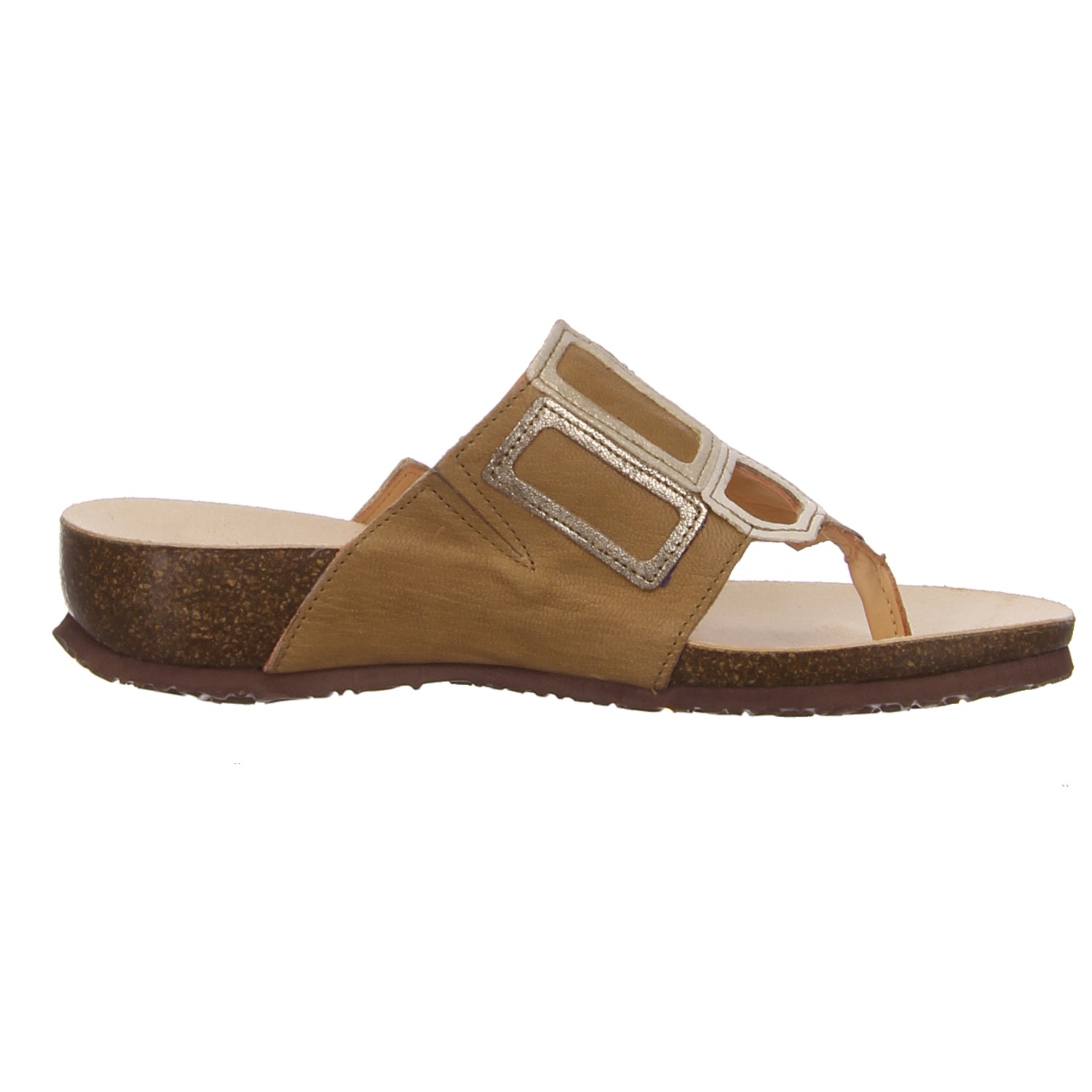 Think Pantoletten nude beige
