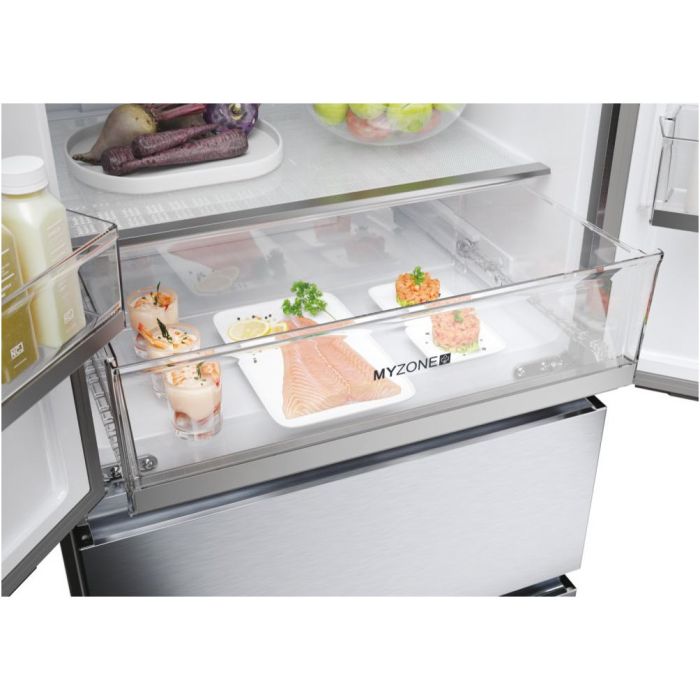 Haier Side-by-Side Multi Door French Door 70 SERIE 5 HFR5719ENMG Gentle Silver