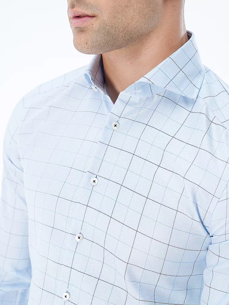 STENSTRÖMS Hemd Slim Fit hellblau