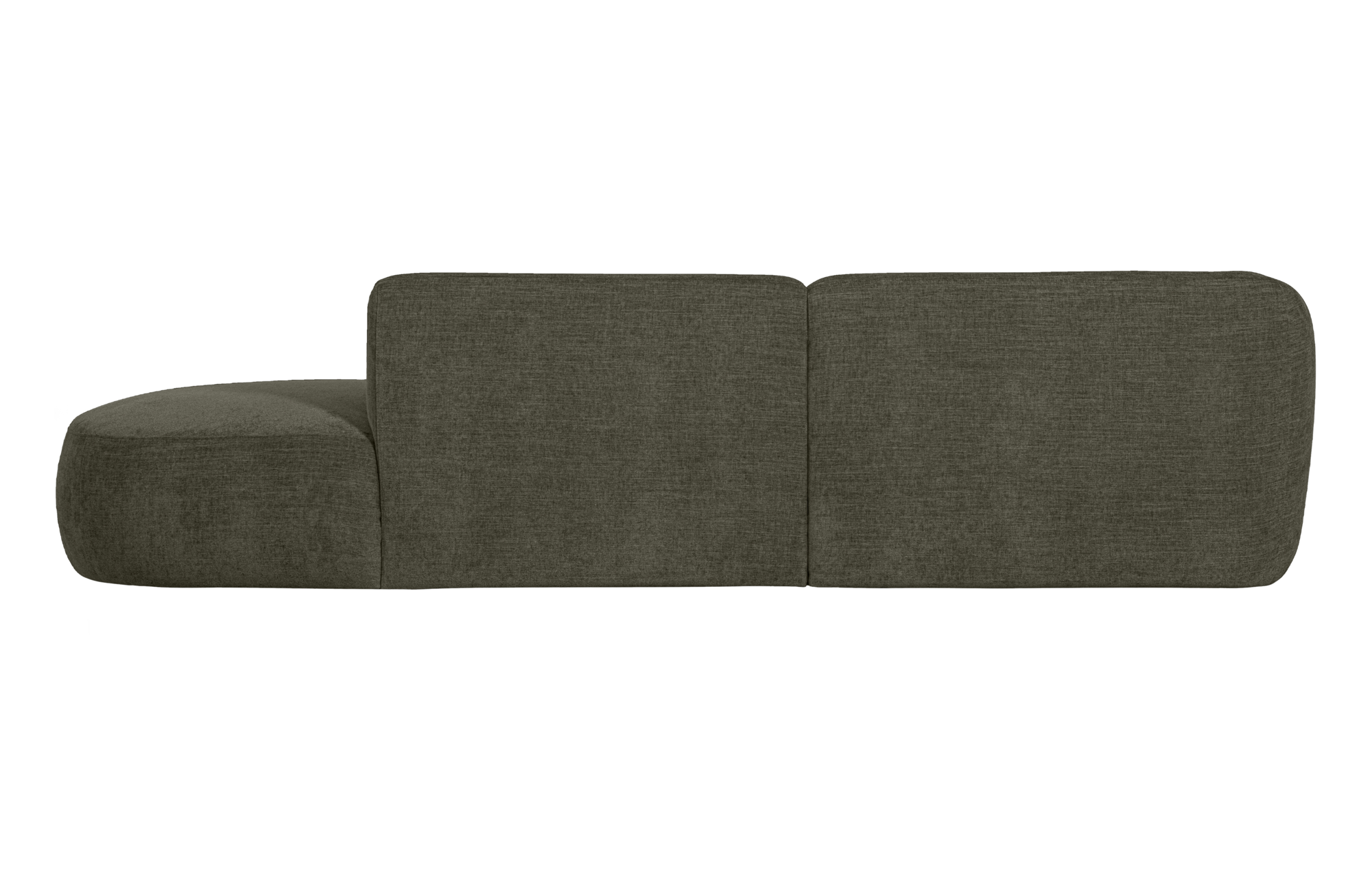 WOOOD Exclusive chaise longue Polly links Polly chaise longue links - Warm Groen