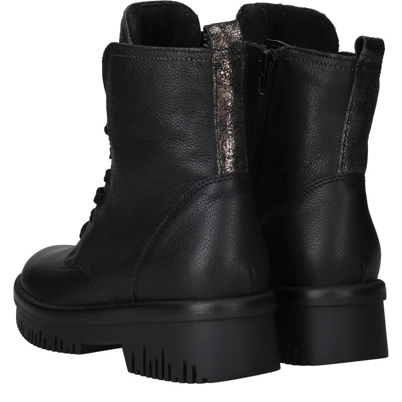 Waldlaufer Alea Veterboots Zwart Dames
