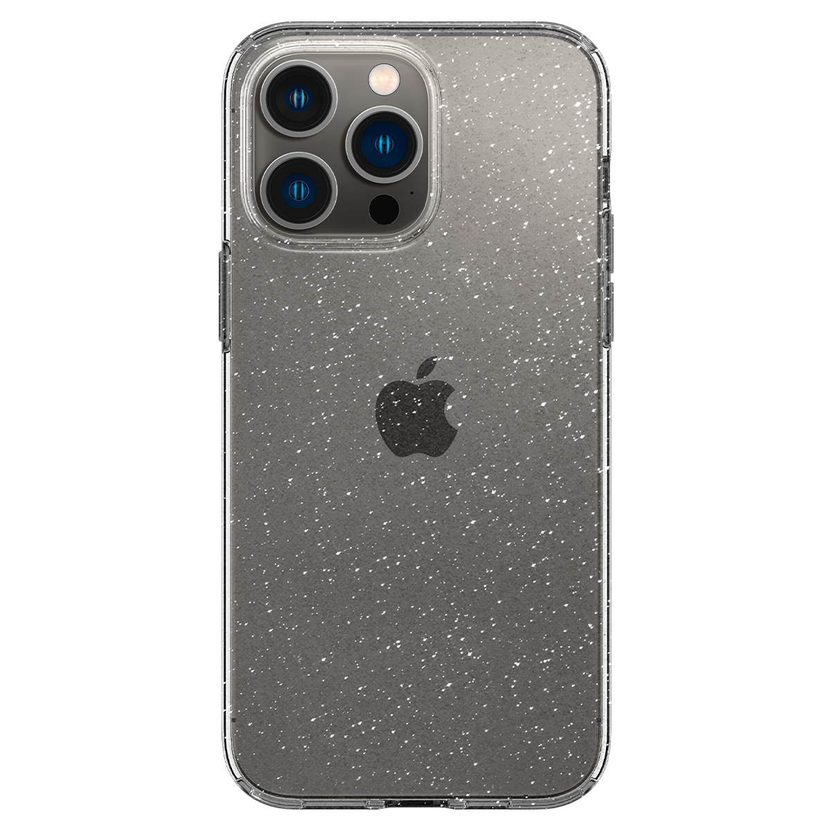 iPhone 15 Pro Liquid Crystal Glitter Case Gummi Hülle (ACS06701) - Transparent