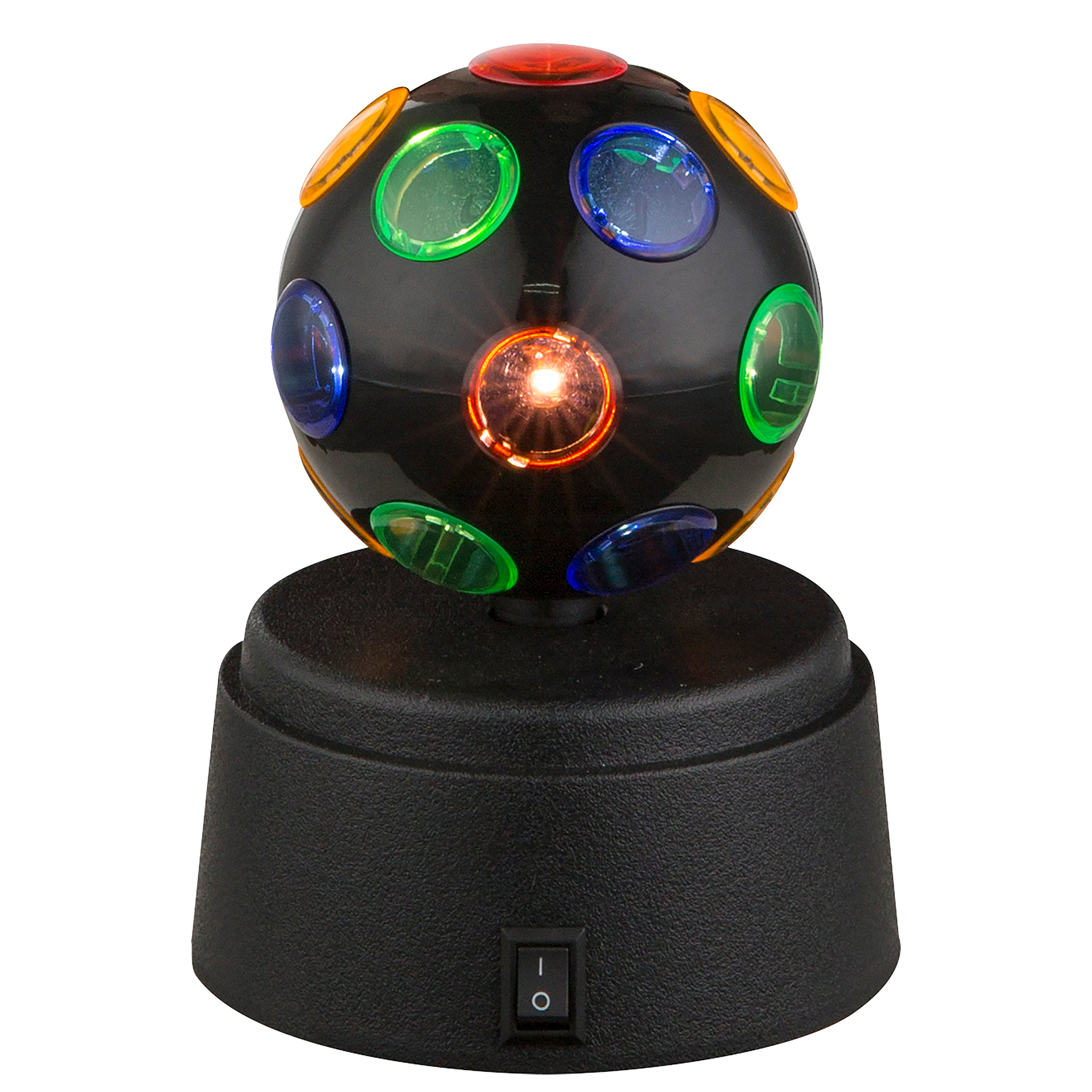 LED-Tischleuchte - schwarz - bunt - 12,1 cm
