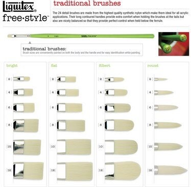 Liquitex - Free Style Pensel - Round - Str. 2 - Til Akryl Og Oliemaling
