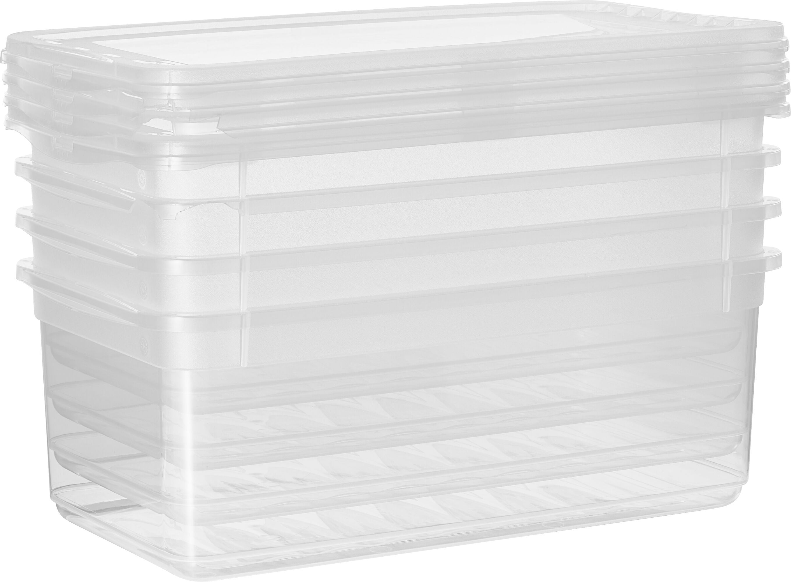 BEA Aufbewahrungsbox - Transparent / B: 33.0 cm x T: 19.5 cm x H: 12.0 cm