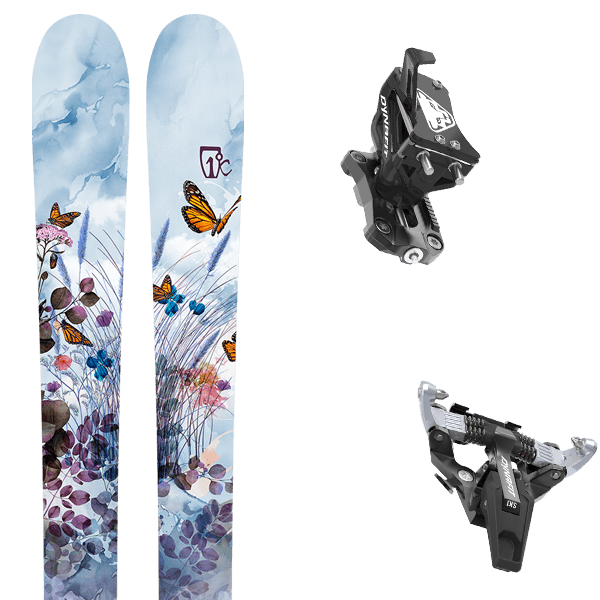 Pack ski de randonnée ICELANTIC MAIDEN 101 LITE + Fix