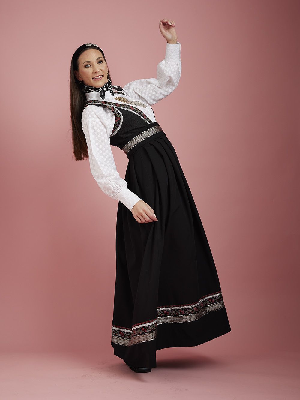 Skjorte med broderi Marthe