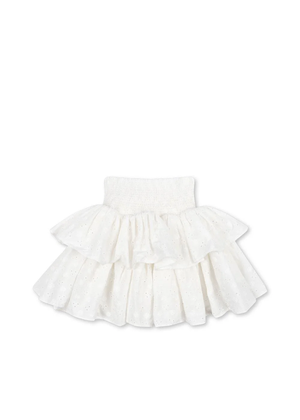 Lacey nederdel - optic white - 12M