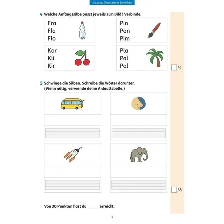 Hauschka Verlag Tests in Deutsch - Lernzielkontrollen 1. Klasse